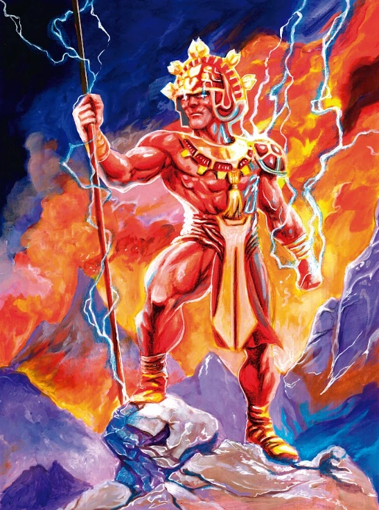 Ilustración de la baraja chaman